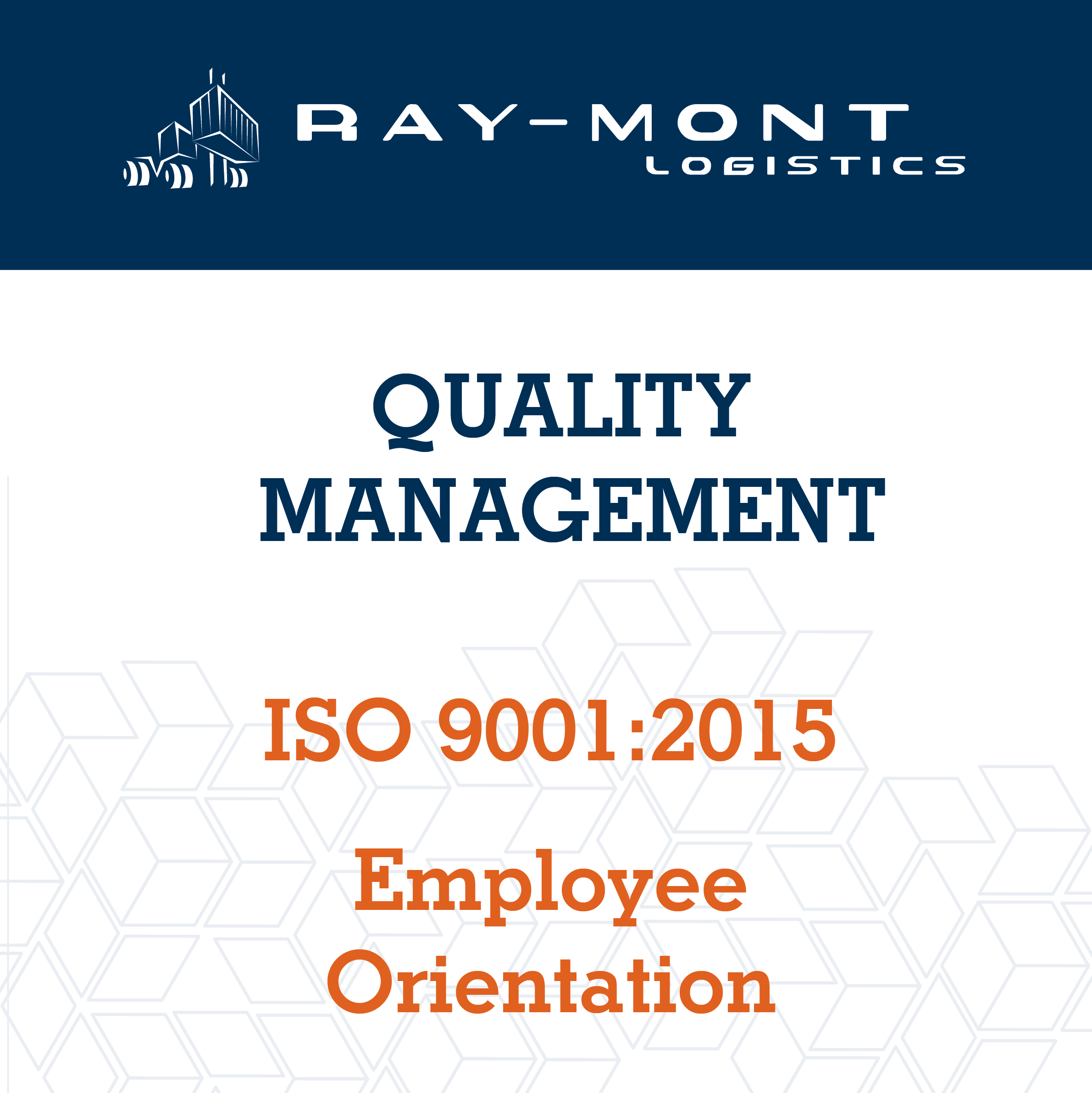 ISO 9001:2015 Employee Orientation