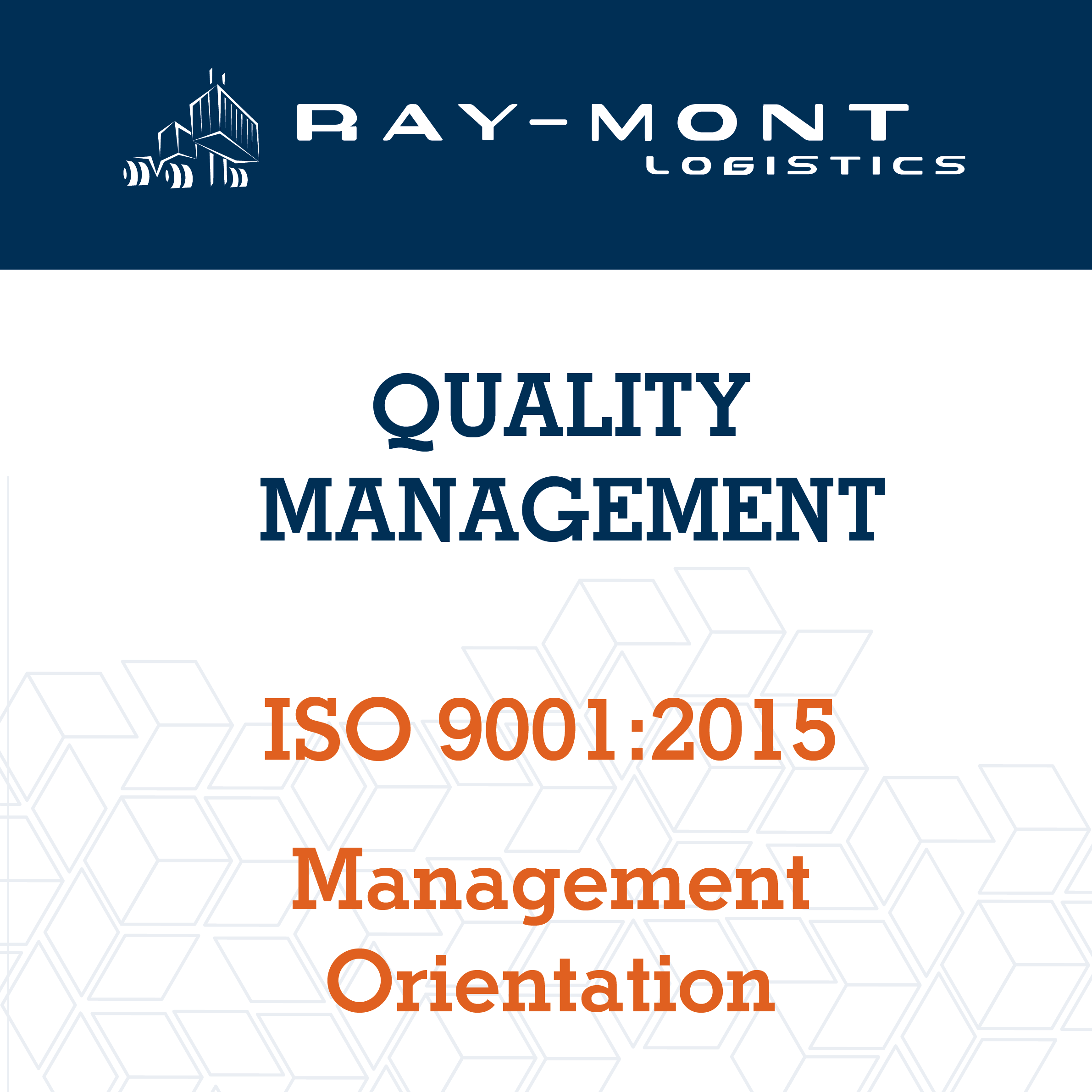 ISO 9001:2015 Management Orientation