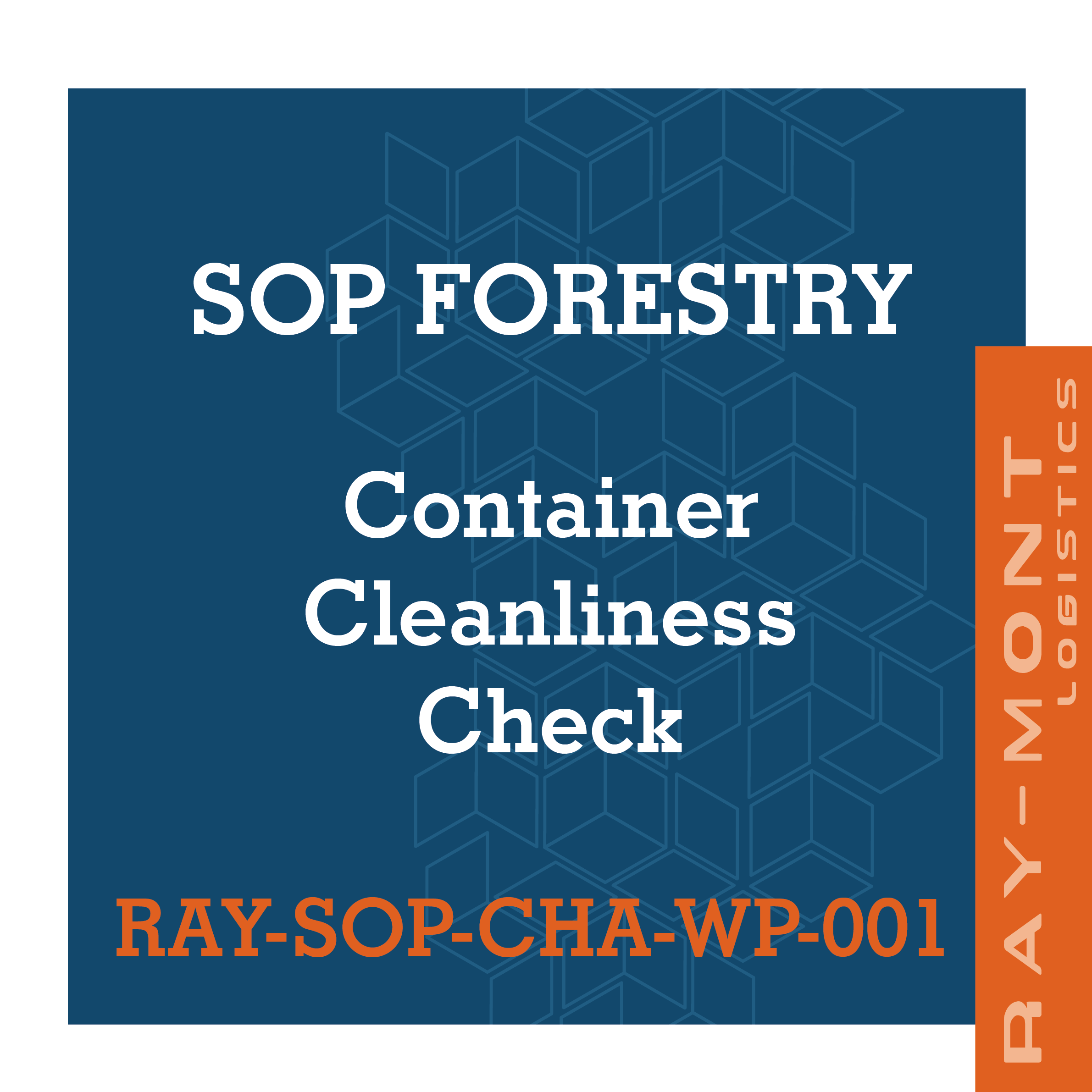 RAY-SOP-CHA-WP-001 Container Cleanliness Check